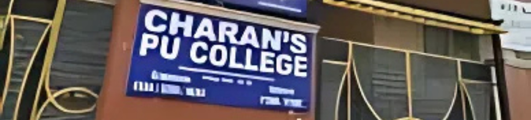 Charan's PU College banner