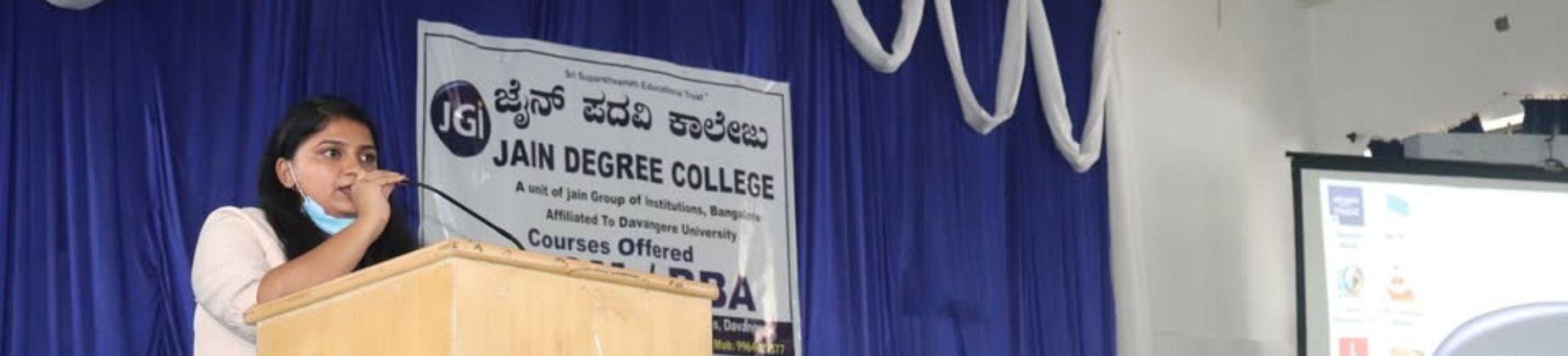 Jain Degree College, Davanagere banner