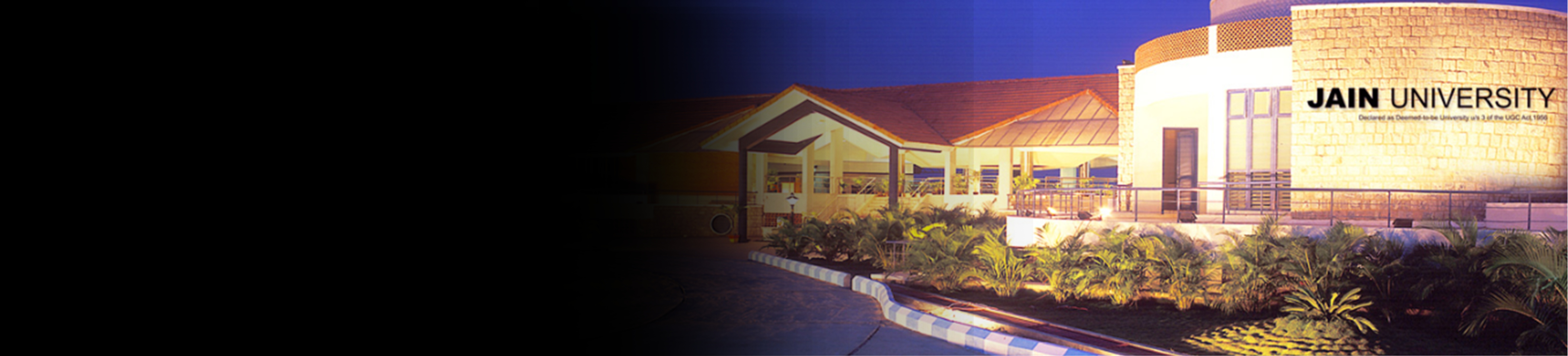 Jain University Design banner