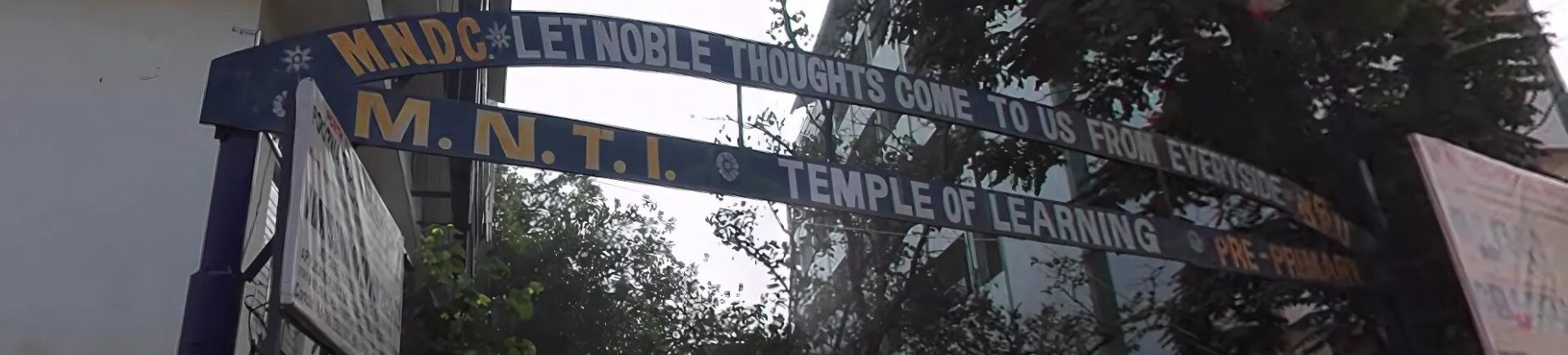 M N Degree College banner