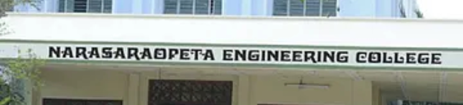 Narasaraopeta Engineering College banner