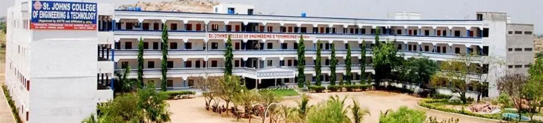 St. Johns College of Engineering & Technology banner